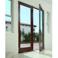 High Quality Guarantee Tempered Glass Hinged Aluminium Door